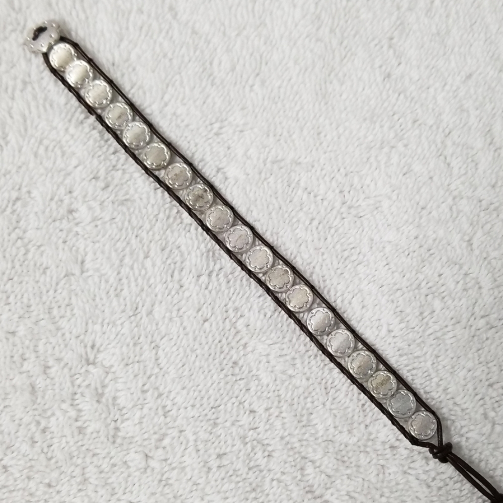 Stella & Dot silver dot bracelet